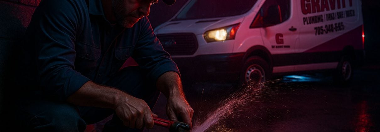 Burst pipe, leaking hot water heater or sudden flooding? Call Gravity Plumbing for fast 24/7 emergency repair in Lindsay, Kawartha Lakes and Peterborough.