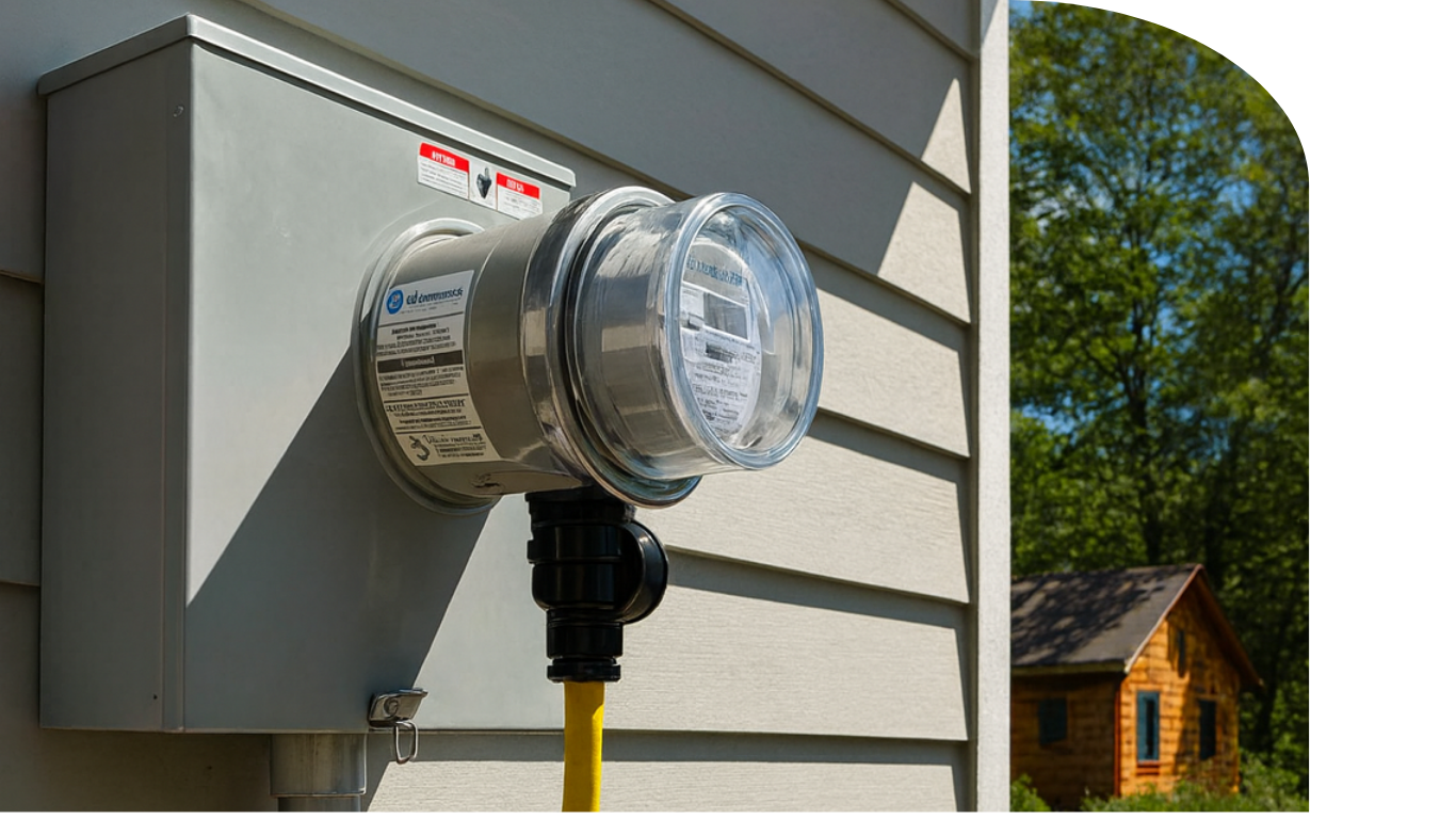 A generlink installed on a hydro meter - Home Generator Installation - Generlink Installation Service Lindsay, Peterborough, Kawartha Lakes - 001